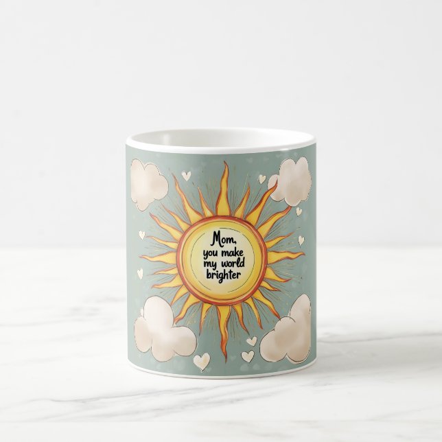Mug Boug Mère Ciel Bleu - Vous Rendre Mon Monde Plus B (Centre)