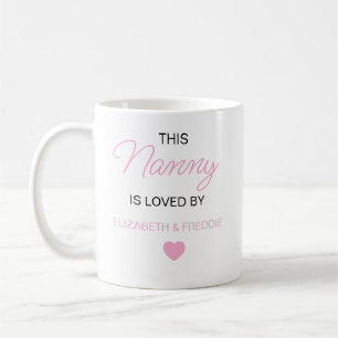 Mug Boug Nanny, Cadeaux Nannie Nanna, Personnalisé