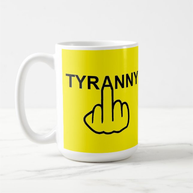 Mug Boug Oiseau Flipping Mauvaise Tyrannie (Gauche)