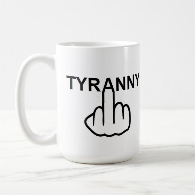 Mug Boug Oiseau Flipping Mauvaise Tyrannie (Gauche)