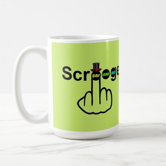 Mug Boug Oiseau Flipping Scrooge Retourner (Gauche)