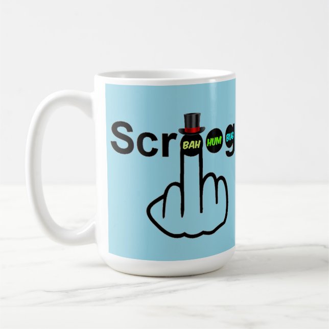 Mug Boug Oiseau Flipping Scrooge Retourner (Gauche)