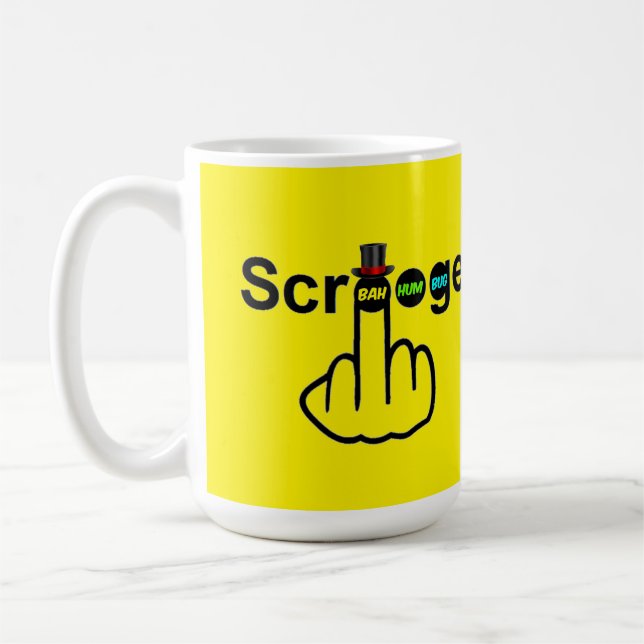 Mug Boug Oiseau Flipping Scrooge Retourner (Gauche)
