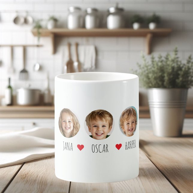 Mug Boug photo pour enfants personnalisée avec des nom (Créateur téléchargé)