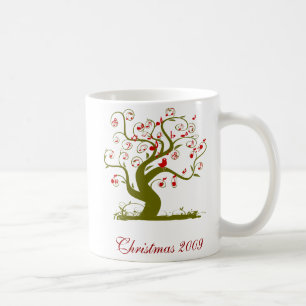 Mug Boug rouge Oiseau de Noël