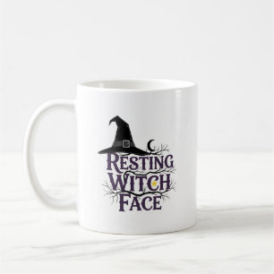 Mug Boug visage Sorcière Repose - Jolie Halloween goth