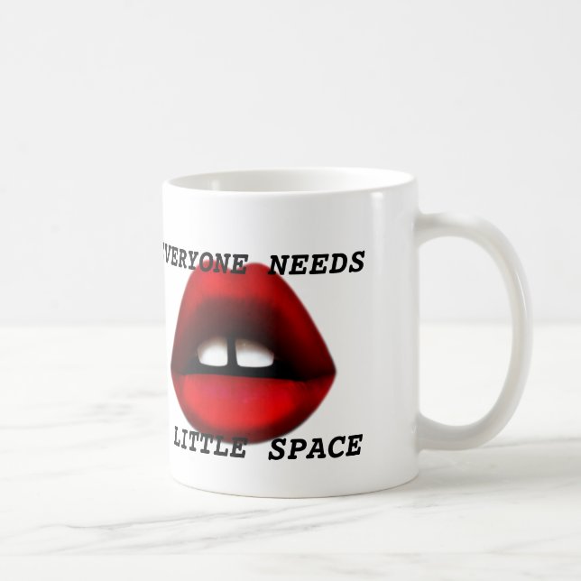 Mug Bouge à café aux dents cassées pour fille (Droite)