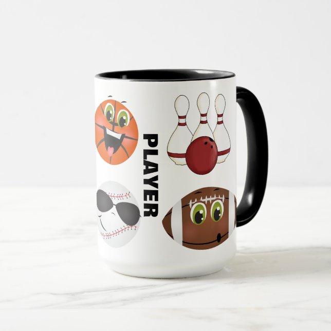 Mug Bouge Combo Sport Cadeau (Devant droit)