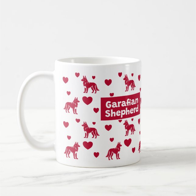 Mug Bouge De Berger Garafian Au Coeur Rouge (Gauche)