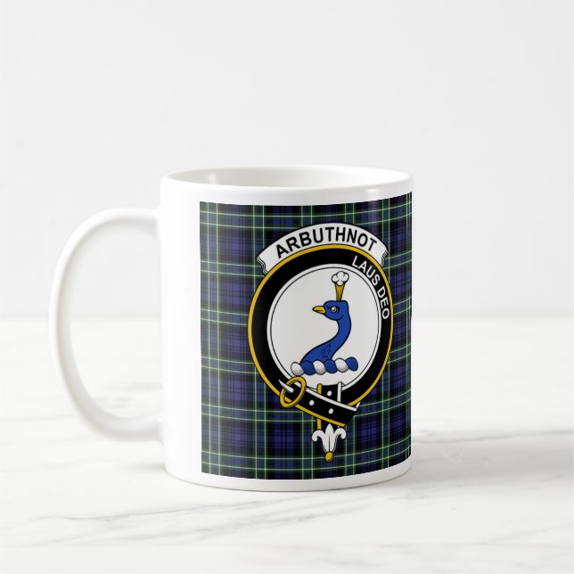 Mug Bouge de café Arbuthnot Clan Badge - Taille 11oz (Gauche)