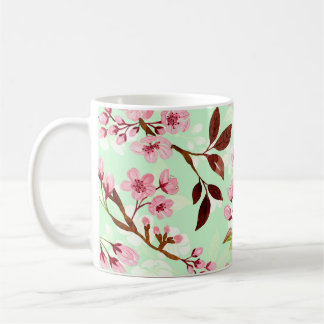 Mug Bouge de café Arrière - plan à la menthe Cerry Blo
