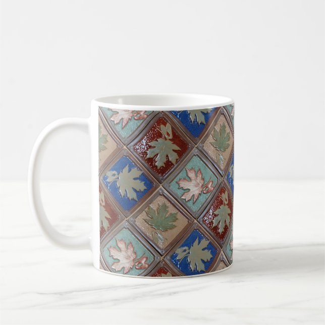 Mug Bouge de café avec feuille d'érable (Gauche)