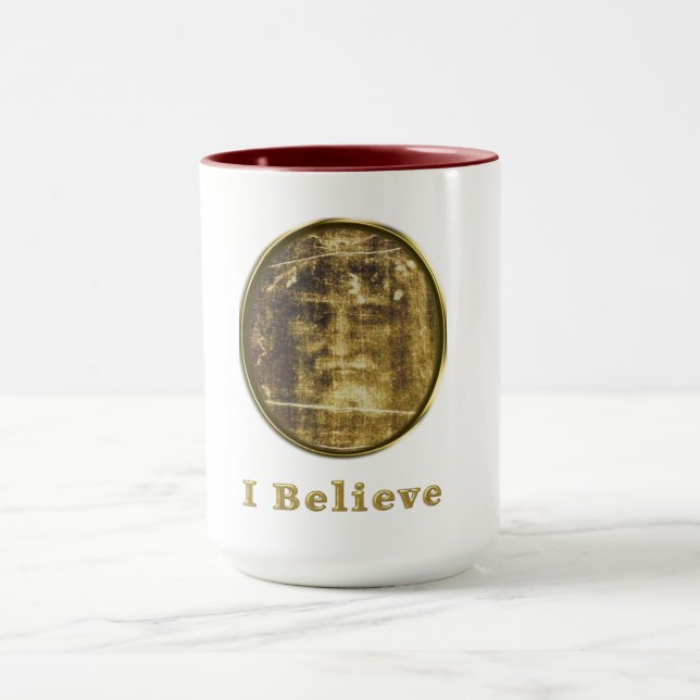 Mug Bouge de café chrétien Roue de turin (Centre)