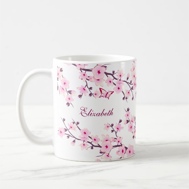 Mug Bouge de café Monogramme de la passoire gauche (Gauche)
