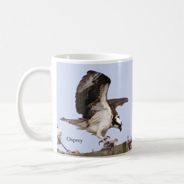 Mug Bouge de café Osprey par BirdingCollectibles (Gauche)