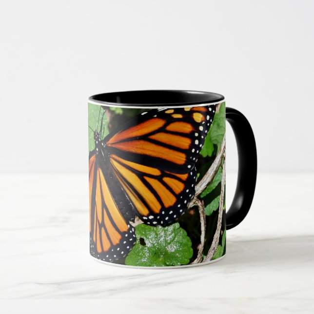 Mug Bouge de café papillon Monarch (Devant droit)