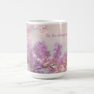 Mug Bouge de café Stormy Cherry Blossoms