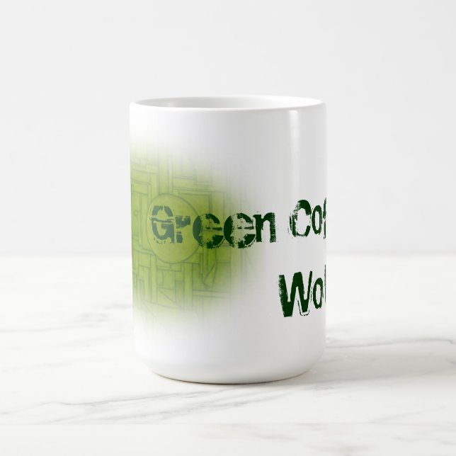 Mug Bouge de café verte ! (Centre)