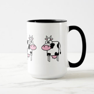 Mug Bouge de caricature de vache mignonne