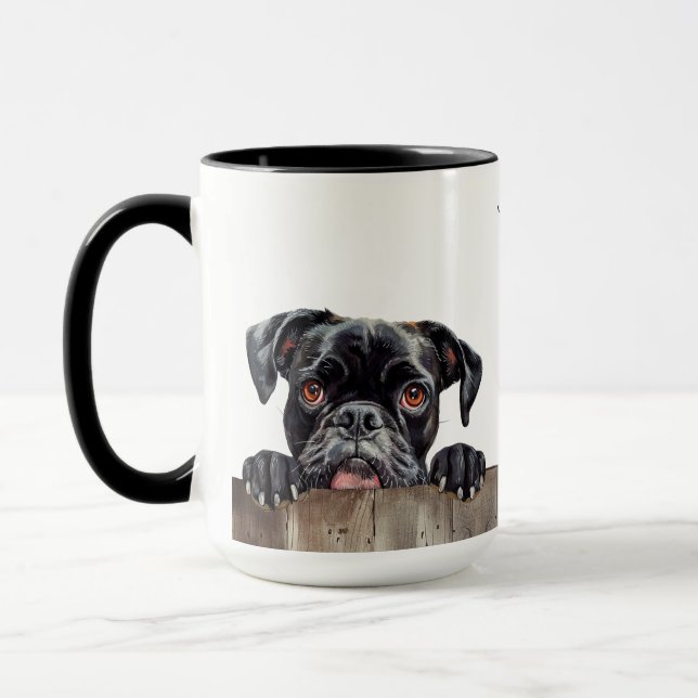 Mug Bouge de chien de boxe (Gauche)