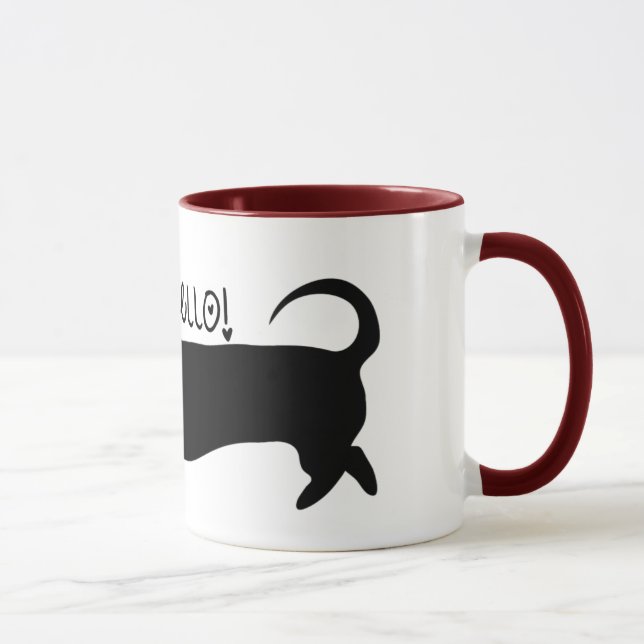 Mug Bouge de chien de saucisse (Droite)