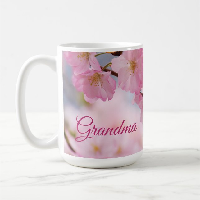 Mug Bouge de la Fête des mères de Cherry Blossom (Gauche)
