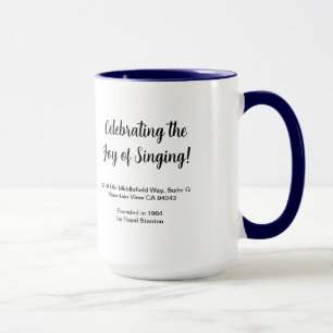 Mug Bouge "dot logo" Schola Cantorum - en 11 ou 15 oz.