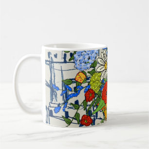Mug Bouge florale d'art qui vous fera sourire !