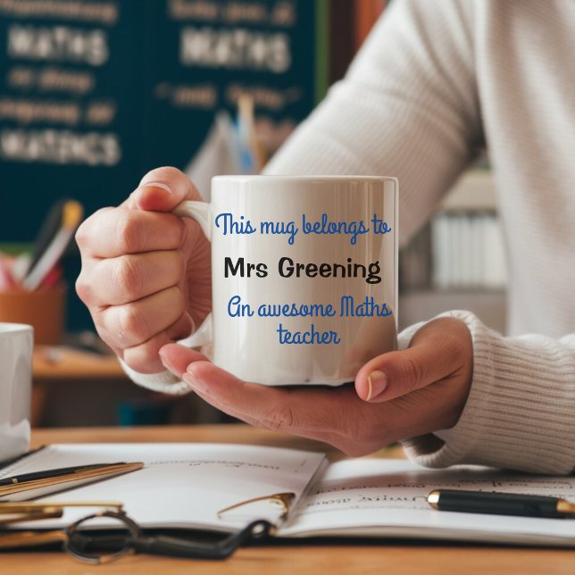 Mug Bouge pour enseignants, Cadeau pour enseignant ou  (Créateur téléchargé)