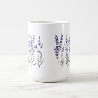 Mug Bougie à pilier motif lavande