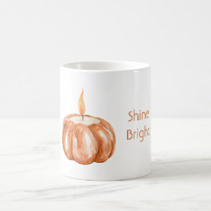 Mug Bougie Citrouille Brillante Lumineuse