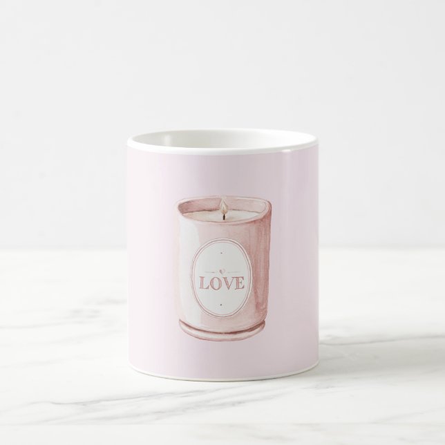 Mug Bougie d'amour rose (Centre)