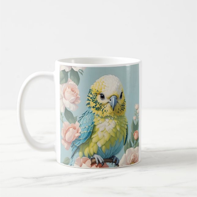 Mug Bougie De Bébé Jaune Et Bleu Cute Boudin (Gauche)