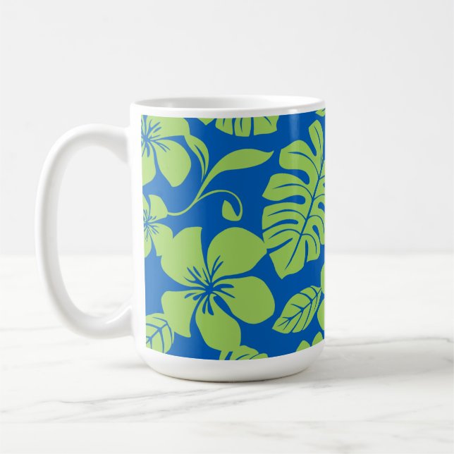 MUG BOUGIE DE BIKINI ROSE (BLEU/VERT) (Gauche)