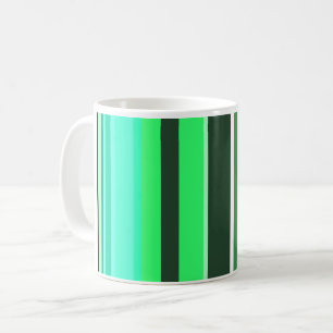 MUG BOUGIE DE CAFÉ VERT STRIPE