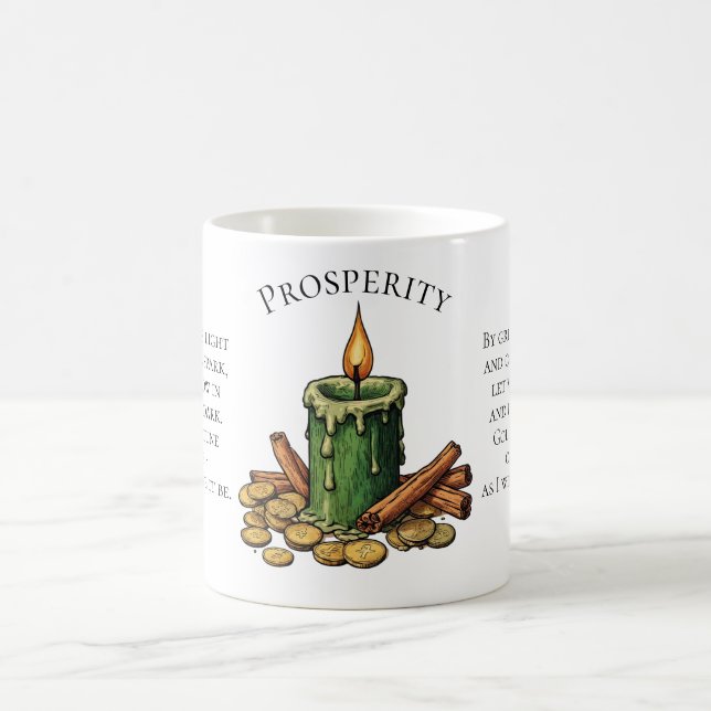 Mug Bougie de Chant de Prospérité & Sortilège d'Argent (Centre)
