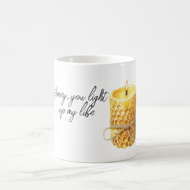 Mug Bougie de miel illumine ma vie (Centre)