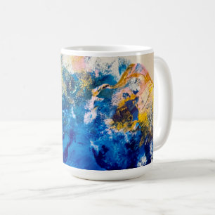 Mug Bougie d'évasion à tourbillon de couleur abstraite