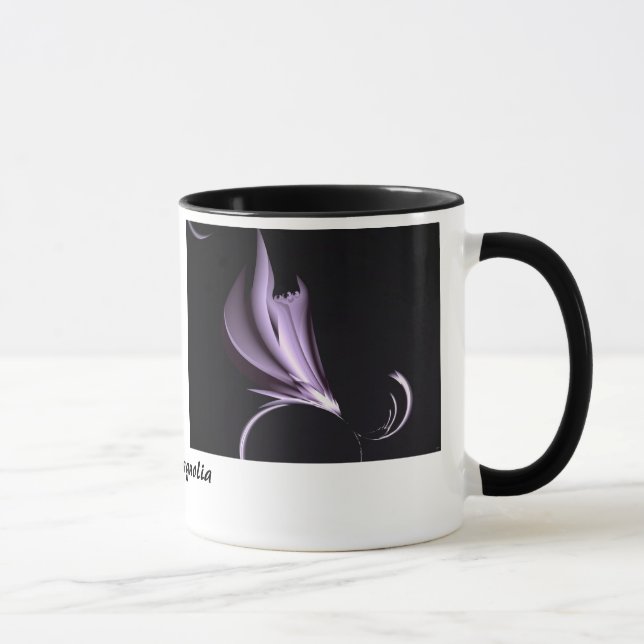 Mug Bouillie de café Abstraite Magnolia (Droite)