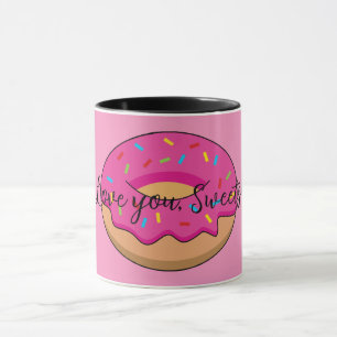 Mug Bouillie de fraises avec des arrosages Ajouter d