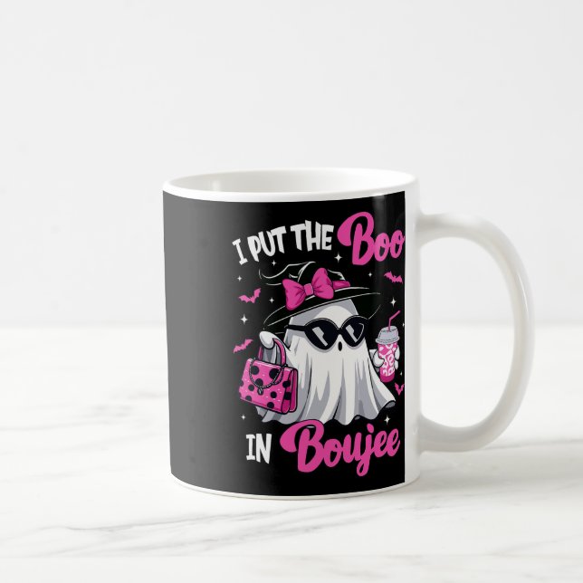 Mug Boujee Boo Jee Éffrayant Citrouille d'Halloween ro (Droite)