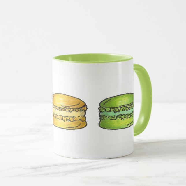 Mug Boulangerie française Pastel Macaron Boulangerie p (Devant droit)
