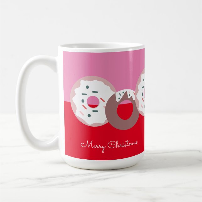 Mug Boulangerie Joyeux Noël beignets de Noël (Gauche)