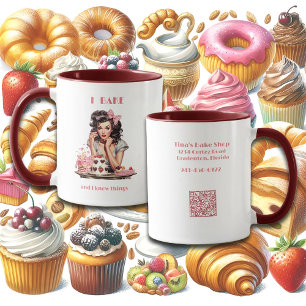 Mug Boulangerie Pin-up Girl Gâteaux et pâtisseries