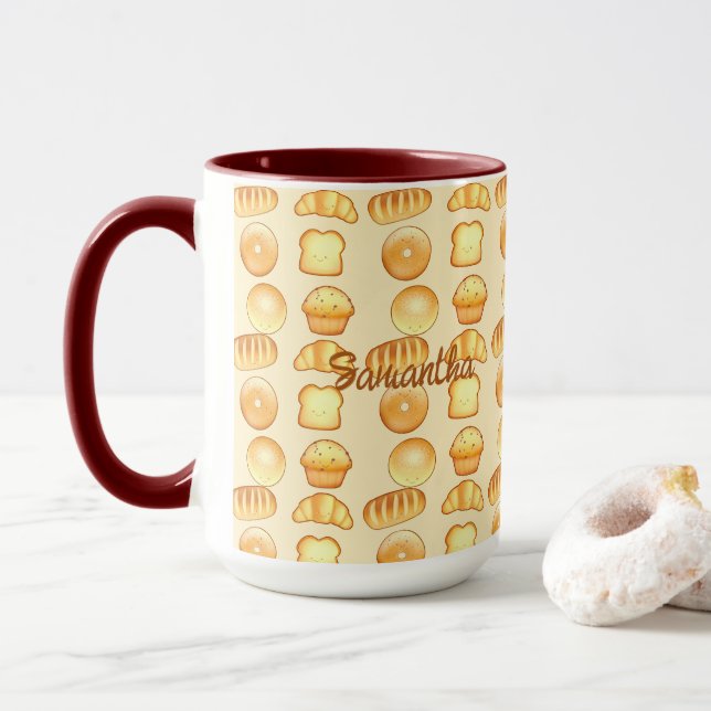 Mug Boulangerie Traitements de pain (Avec donut)