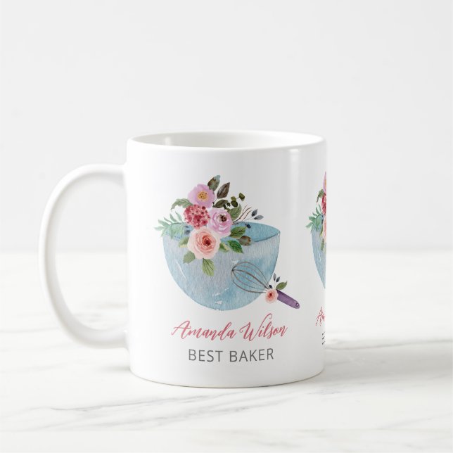 Mug Boulangeurs floraux et charcuteries (Gauche)