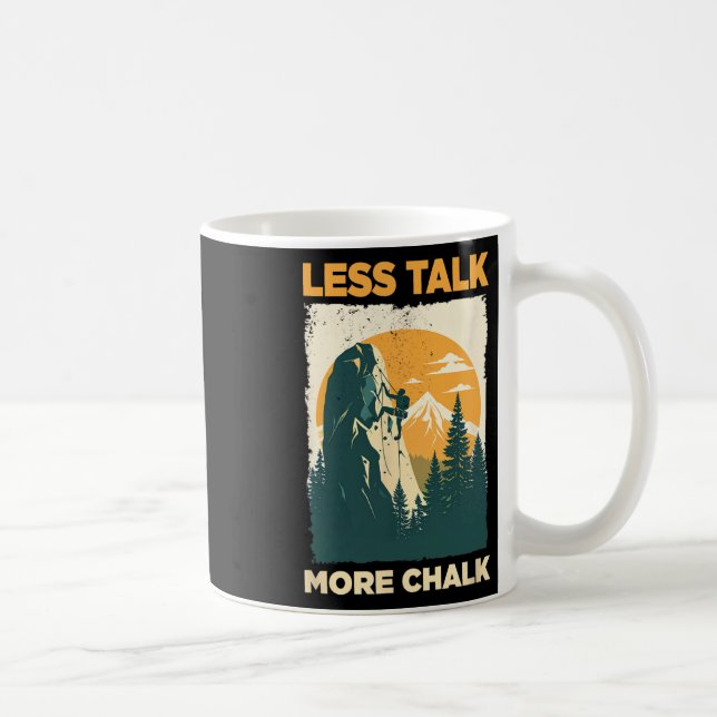 Mug Bouldern Retro Escalade Alpinisme Bloc Boulderer (Droite)