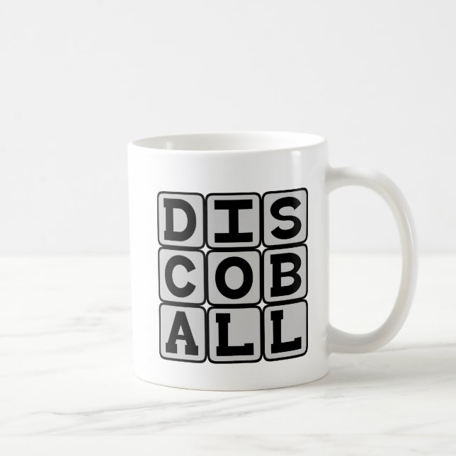 Mug Boule à facettes, Gui de club de danse (Droite)