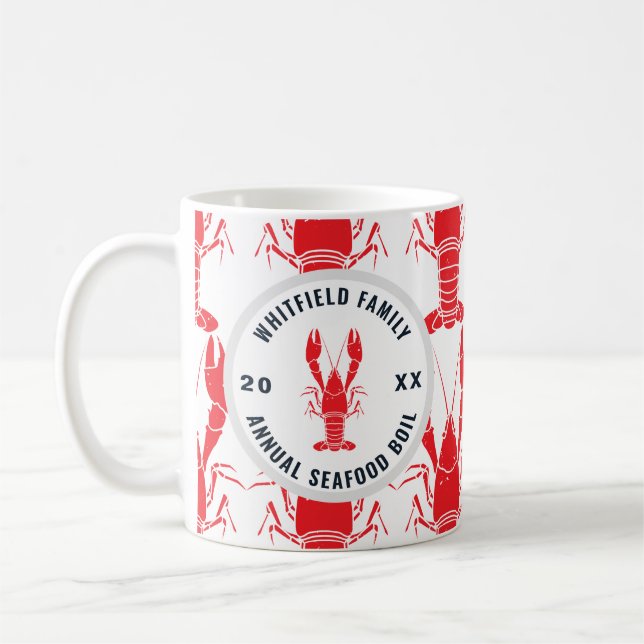 Mug Boule annuelle de homard de famille Boil de fruits (Gauche)