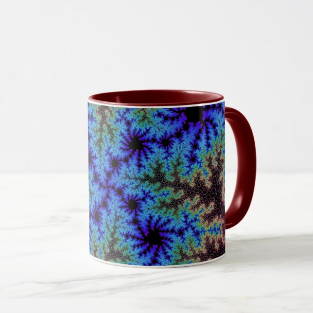 Mug Boule de Bourgogne et Bleu (Devant droit)